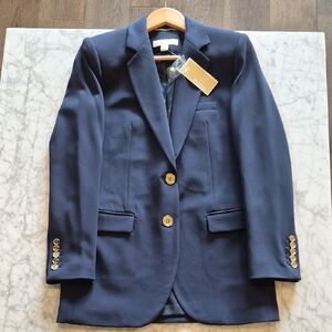 Michael Kors Navy Blazer with Gold Buttons